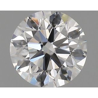 0.5 Carat Round D VVS2 EX GD GIA Natural Diamond