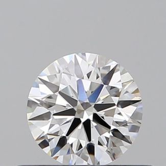 0.45 Carat Round E VVS1 EX GIA Natural Diamond