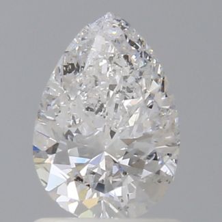 1.00 Carat Pear D I1 - VG GD GIA Natural Diamond