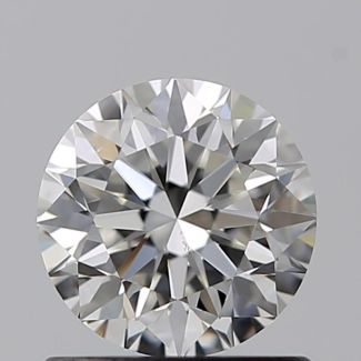 0.80 Carat Round H VS2 VG EX GIA Natural Diamond