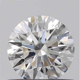 0.57 Carat Round E VVS1 EX GIA Natural Diamond