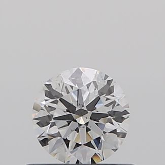 0.44 Carat Round E VS2 EX GIA Natural Diamond