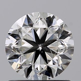 1.01 Carat Round H SI1 F VG EX GIA Natural Diamond