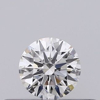 0.19 Carat Round G VS1 EX VG GIA Natural Diamond