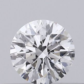 0.19 Carat Round D SI1 EX GIA Natural Diamond