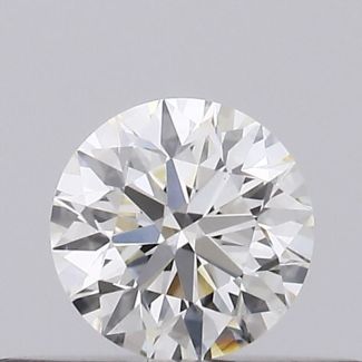 0.23 Carat Round I VS1 EX VG GIA Natural Diamond