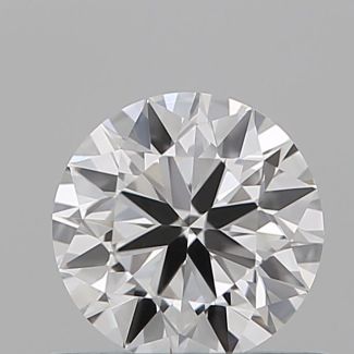 0.6 Carat Round D VVS2 VG EX GIA Natural Diamond