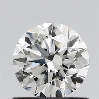 0.6 Carat Round G VVS2 EX HRD Natural Diamond