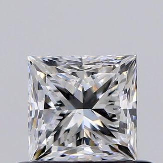 0.50 Carat Princess E VS2 - VG G GIA Natural Diamond