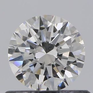 0.50 Carat Round F VVS2 EX GIA Natural Diamond