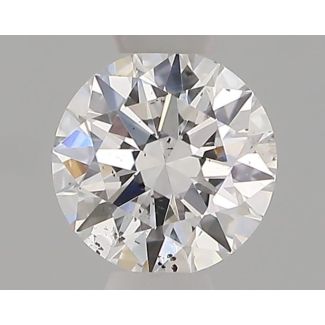 0.33 Carat Round D SI1 EX GIA Natural Diamond