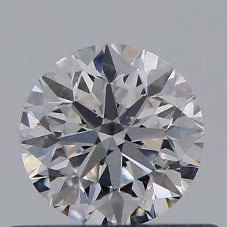 0.45 Carat Round D VS2 GD VG EX GIA Natural Diamond