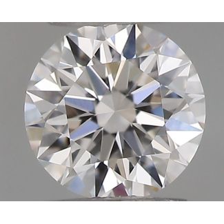 0.18 Carat Round E VVS1 EX GIA Natural Diamond