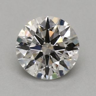 0.3 Carat Round H SI2 EX GIA Natural Diamond