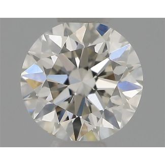 0.30 Carat Round H VS1 EX VG IGI Natural Diamond