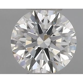 0.40 Carat Round H VVS1 EX GIA Natural Diamond