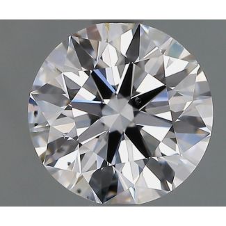 1.5 Carat Round D SI1 EX GIA Natural Diamond