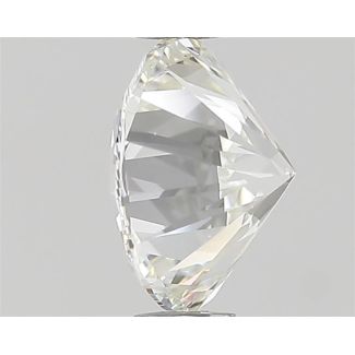 0.91 Carat Round H VVS2 EX GIA Natural Diamond