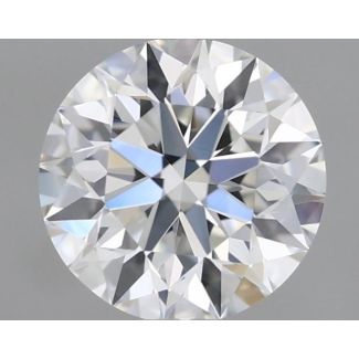 0.5 Carat Round F IF EX GIA Natural Diamond