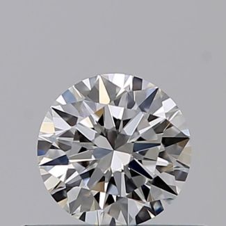 0.33 Carat Round F VS1 EX GIA Natural Diamond