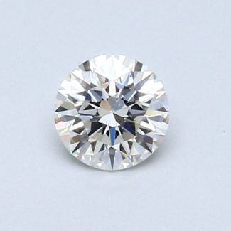 0.43 Carat Round H SI1 EX VG GIA Natural Diamond