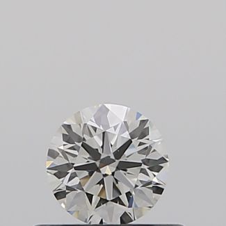 0.33 Carat Round I VVS2 EX GIA Natural Diamond