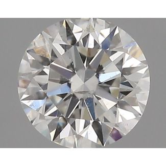 0.5 Carat Round G SI1 EX GIA Natural Diamond