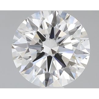 1.03 Carat Round H SI1 EX GIA Natural Diamond