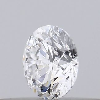 0.18 Carat Round D VS2 EX GIA Natural Diamond