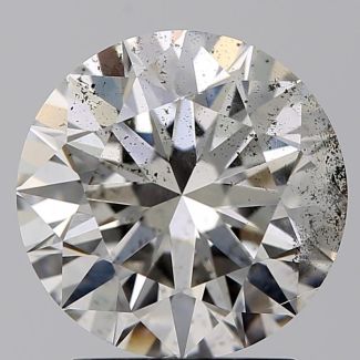 2.05 Carat Round H SI2 EX HRD Natural Diamond