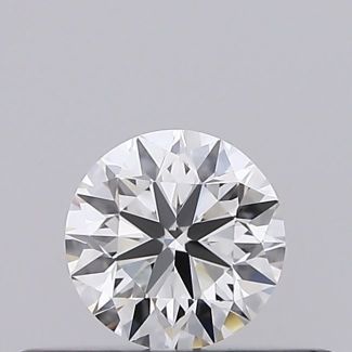 0.23 Carat Round G VVS2 VG EX GIA Natural Diamond