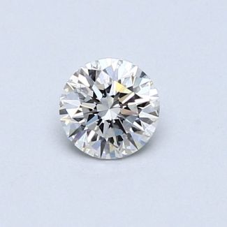 0.4 Carat Round F SI1 VG EX GIA Natural Diamond