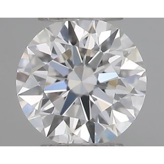 0.23 Carat Round F VVS1 EX GIA Natural Diamond