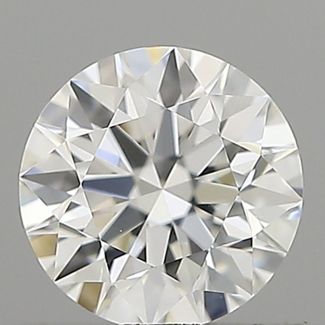 0.36 Carat Round E VVS2 EX GIA Natural Diamond