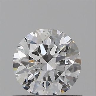 0.51 Carat Round E SI1 EX GIA Natural Diamond