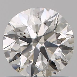 0.80 Carat Round I SI1 EX VG GIA Natural Diamond