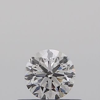 0.30 Carat Round F SI1 VG EX GIA Natural Diamond