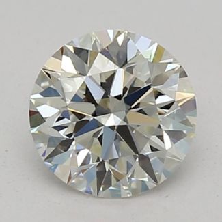 0.45 Carat Round H VS1 EX GIA Natural Diamond