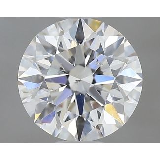 0.5 Carat Round G SI1 EX GIA Natural Diamond