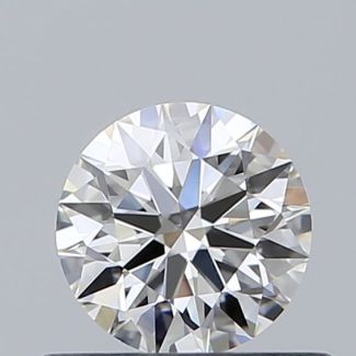 0.46 Carat Round G VVS1 EX GIA Natural Diamond