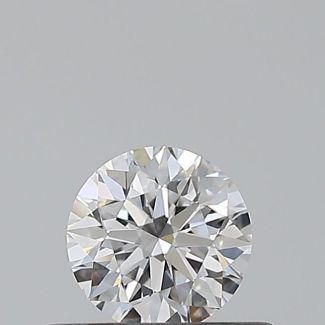 0.34 Carat Round D VS2 EX GIA Natural Diamond