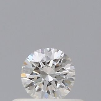 0.30 Carat Round F VVS2 EX VG GIA Natural Diamond