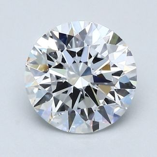 1.5 Carat Round D VS1 EX GIA Natural Diamond