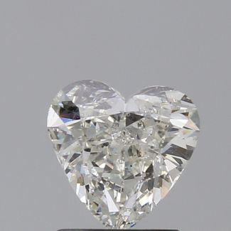 1.00 Carat Heart H SI1 - VG IGI Natural Diamond