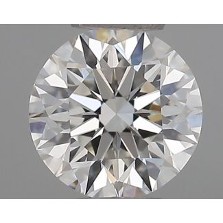 0.46 Carat Round F IF EX GIA Natural Diamond