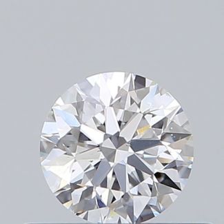 0.35 Carat Round D VS2 EX GIA Natural Diamond