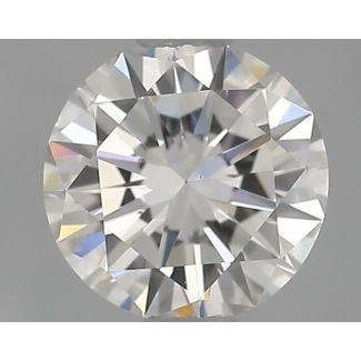 0.53 Carat Round H VVS2 VG IGI Natural Diamond