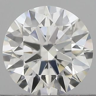 0.50 Carat Round H VS1 EX GIA Natural Diamond