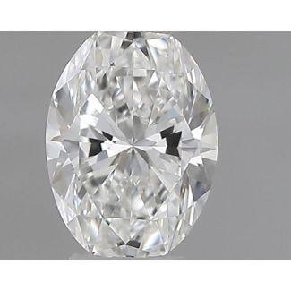 0.3 Carat Oval F VVS2 - VG GD IGI Natural Diamond