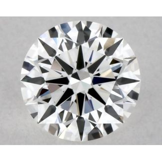 0.5 Carat Round F IF EX GIA Natural Diamond